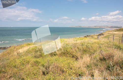 Image of landscape of the Opal Coast in France