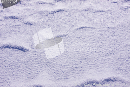 Image of snowy landscape in the winter sun in France