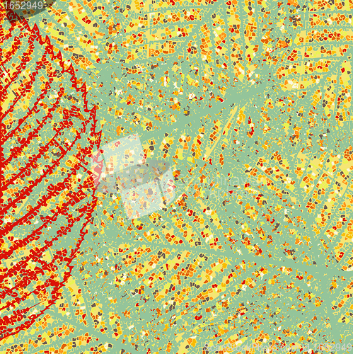 Image of Skeleton leaves background. EPS 8