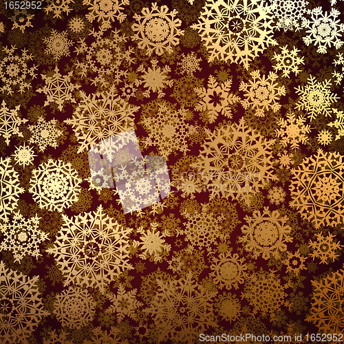 Image of Christmas pattern snowflake background. EPS 8