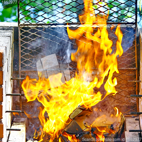 Image of  grill flame