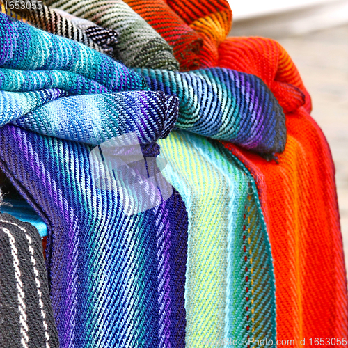 Image of  colorful scarves 