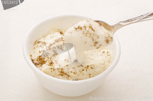 Image of Greek yogurt with chia seeds