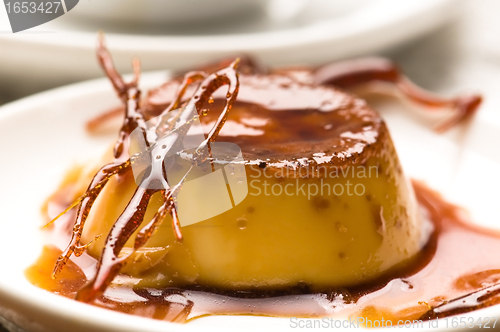 Image of Delicious creme caramel dessert 