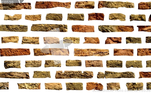 Image of Brick wal- Isolated