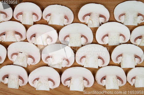 Image of Sliced mushrooms