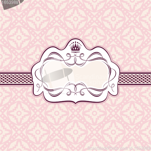 Image of cute retro frame