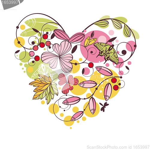 Image of floral spring card