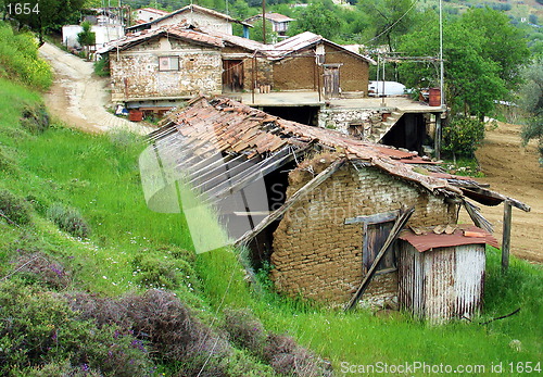 Image of Old houses. Ayia Marina village. Cyprus
