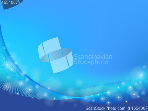 Image of blue abstract backgrounds wave star