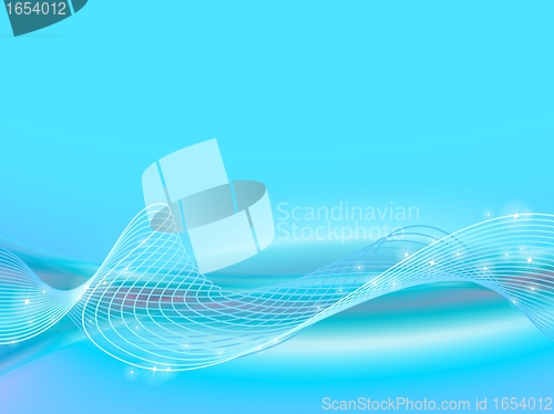 Image of blue abstract backgrounds wave star