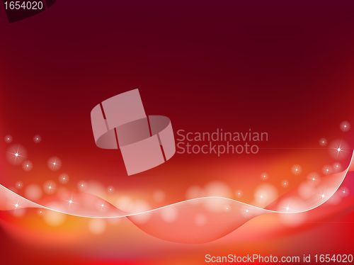 Image of red orange abstract background with wave