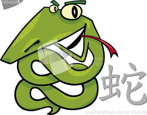 Image of Snake Chinese horoscope sign