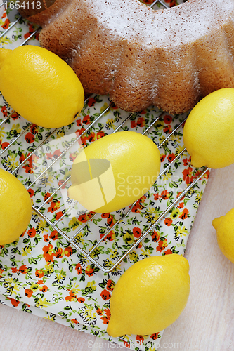 Image of lemon pound cake
