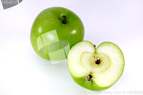 Image of Apples on white