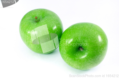 Image of Apples on white