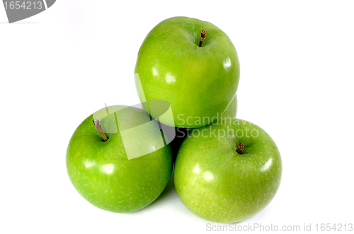 Image of Apples on white