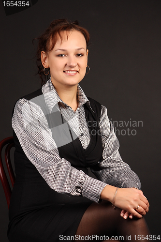 Image of Girl's classic portrait