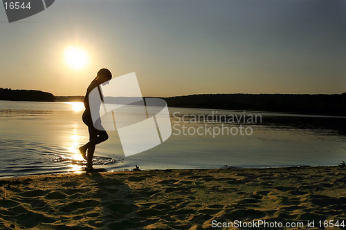 Image of summer sunset