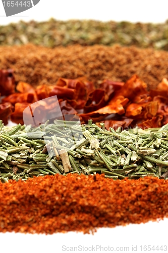Image of mixed lines from spices