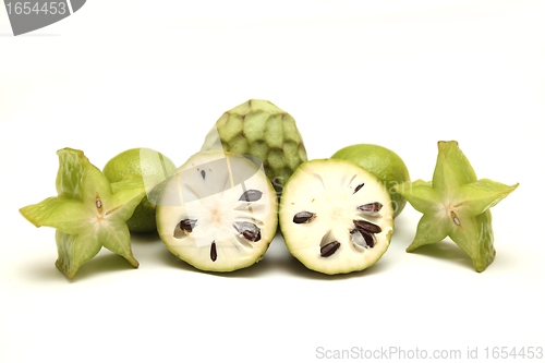 Image of exotic fruits