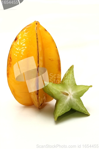 Image of isolated star fruits