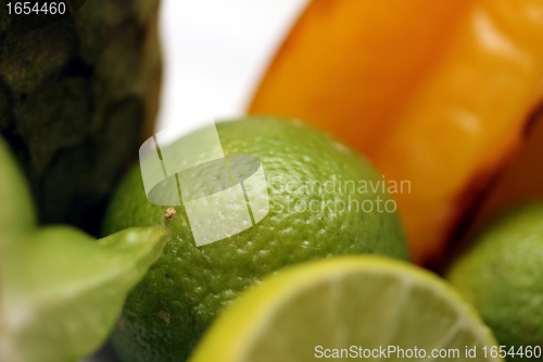 Image of exotic fruits