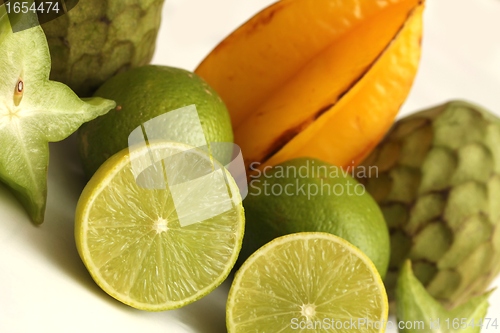 Image of exotic fruits