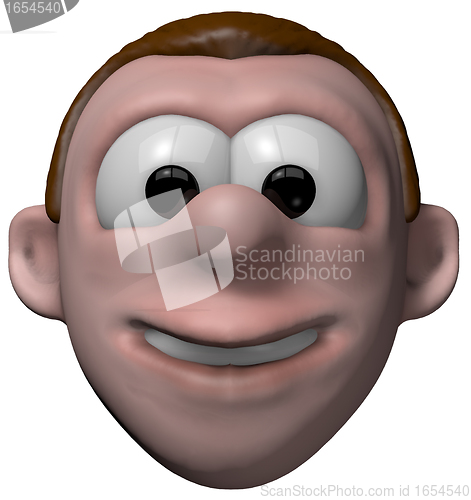 Image of smiling cartoon boy