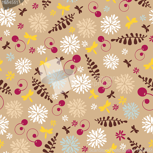 Image of abstract cute spring seamless background