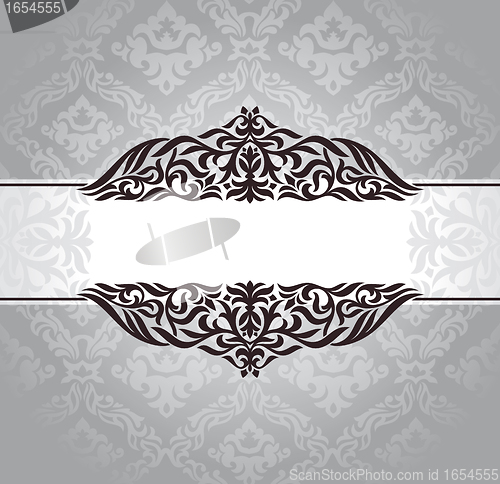 Image of floral vintage frame