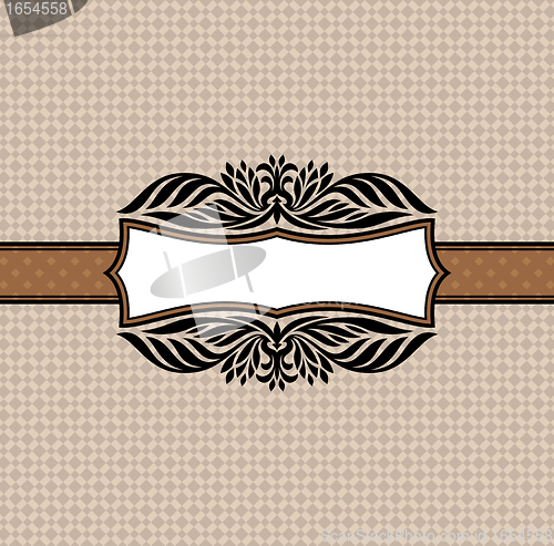 Image of floral vintage frame