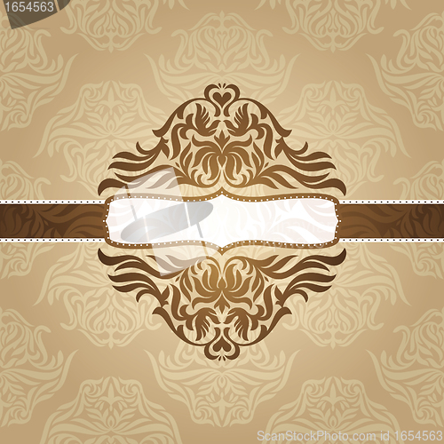 Image of floral vintage frame