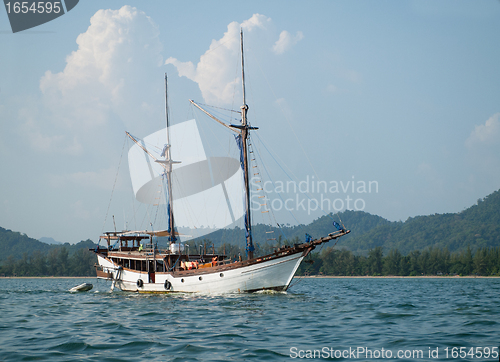 Image of Tourist vessel in Krabi, Thailand