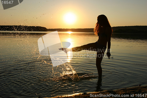 Image of summer sunset