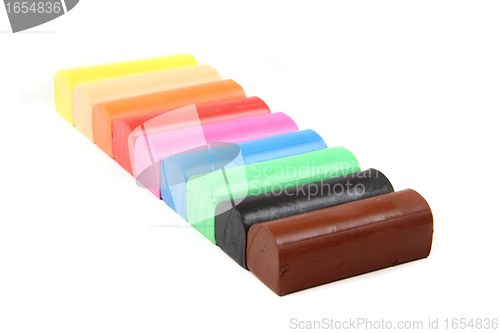 Image of color plasticine 