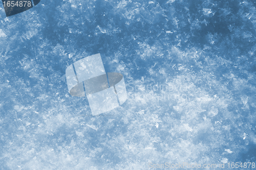Image of blue snow as nice christmas background