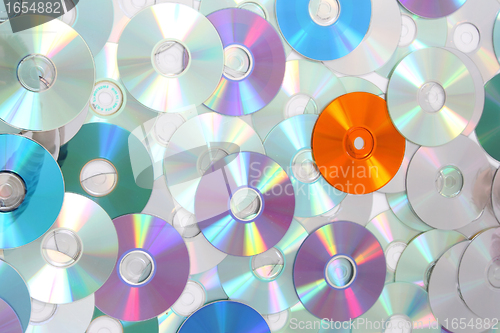 Image of CD and DVD background 