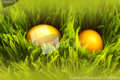 Image of easter eggs