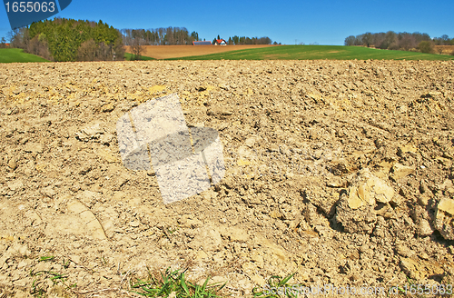 Image of acre with big clods