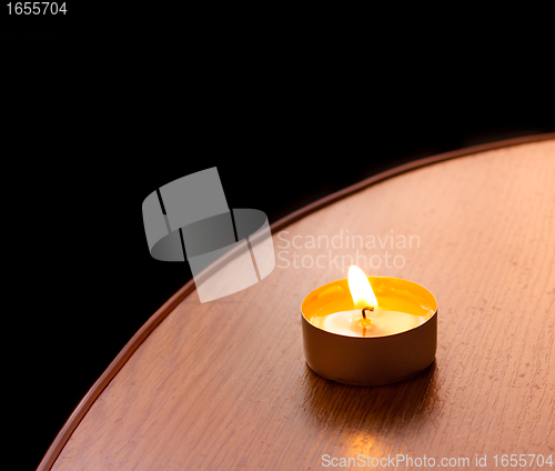 Image of Burning candle