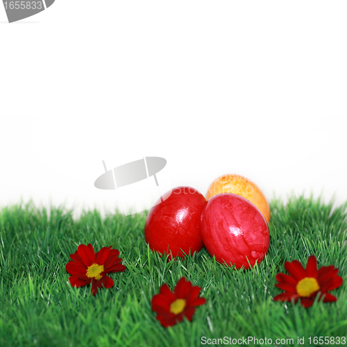 Image of Easter theme with plenty of space for your text