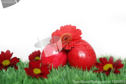 Image of Red Easter decoration