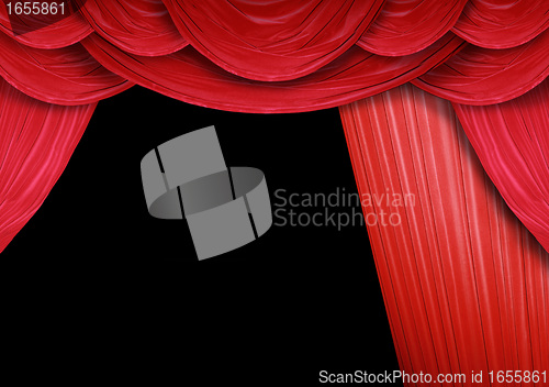 Image of Curtain opens