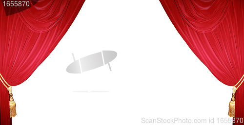 Image of Theater curtain background