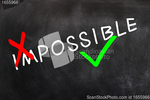 Image of Conceptual image of making the impossible possible