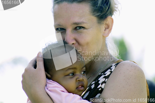 Image of woman and baby