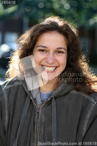 Image of Happy young woman