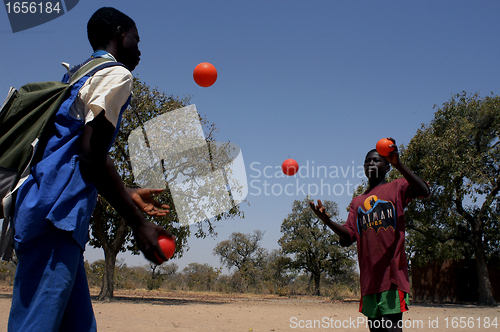 Image of African children 