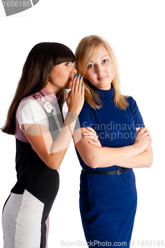 Image of Two gossiping friends